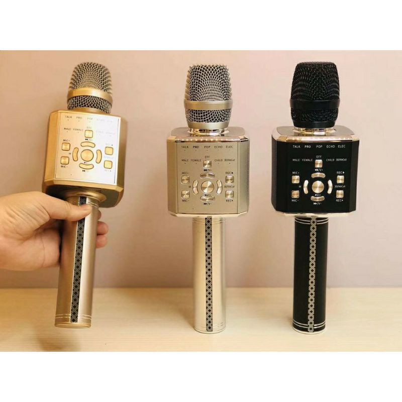 Mic YS97 Micro karaoke kiêm loa bluetooth YS97 phiên bản nâng cấp mic YS95 và mic YS92 Chính hãng có chế độ antu-tune