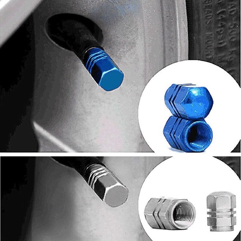 1 Nắp Van Lốp Xe Hơi Bằng Nhôm Kiểu Bu Lông