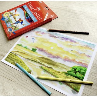 [36/48 Màu - Hộp Giấy] Chì Màu Nước Parrot Faber-Castell