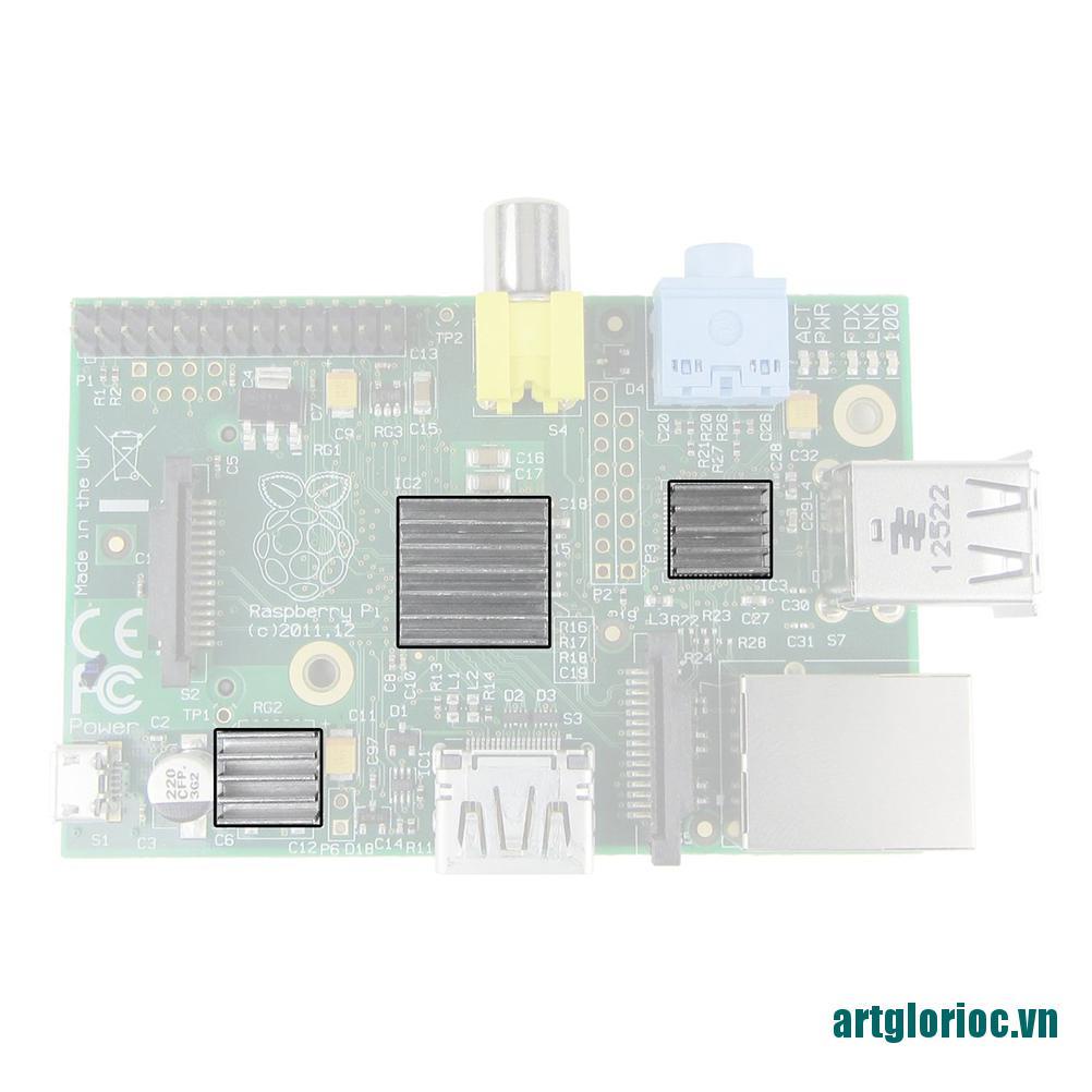 hot&Aluminum Heatsink x3pcs - Protect OverClocking Raspberry Pi 2 & Model B