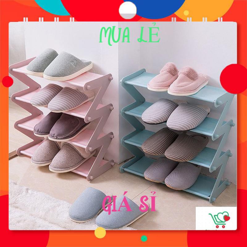 Kệ giày để dép cao cấp 4 tầng chữ Z