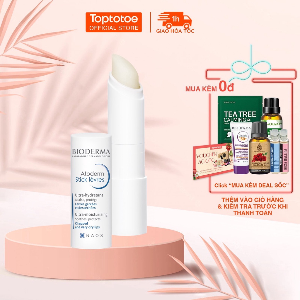 Son Dưỡng Môi Bioderma Atoderm Stick Levres 4g