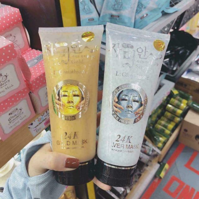 Mặt nạ vàng 24k chăm sóc da