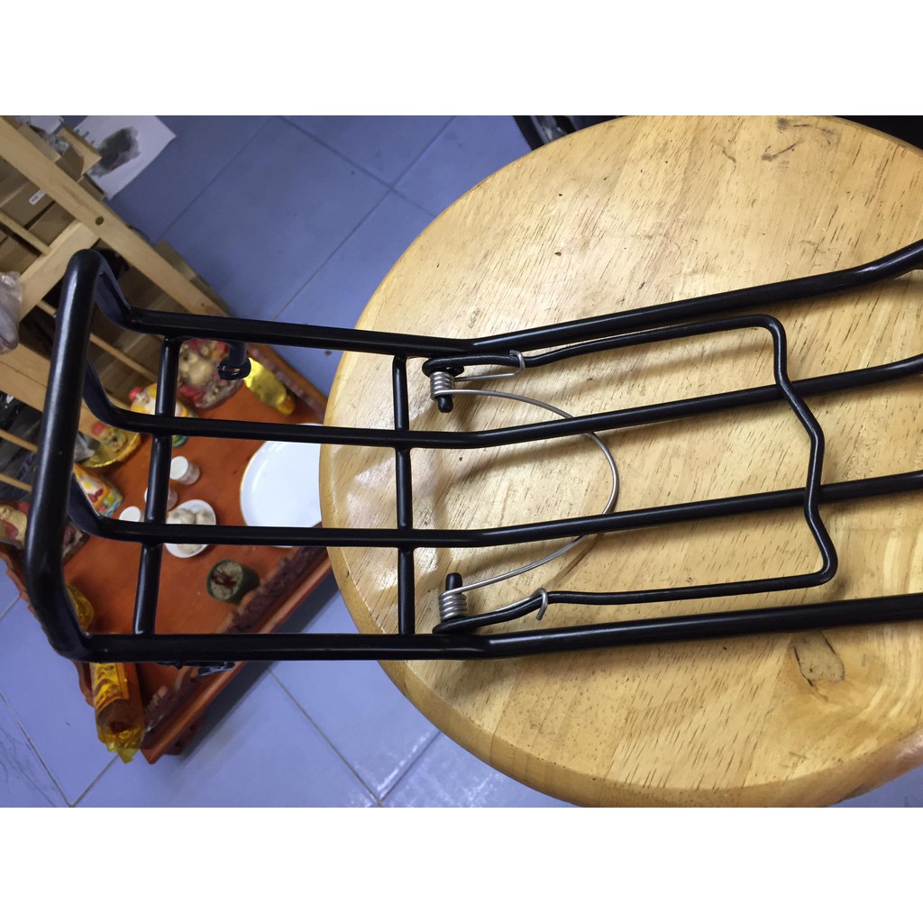 Baga giữa sơn tĩnh điện , tráng nhựa đen cho honda dame-cub 78-79-81-86...