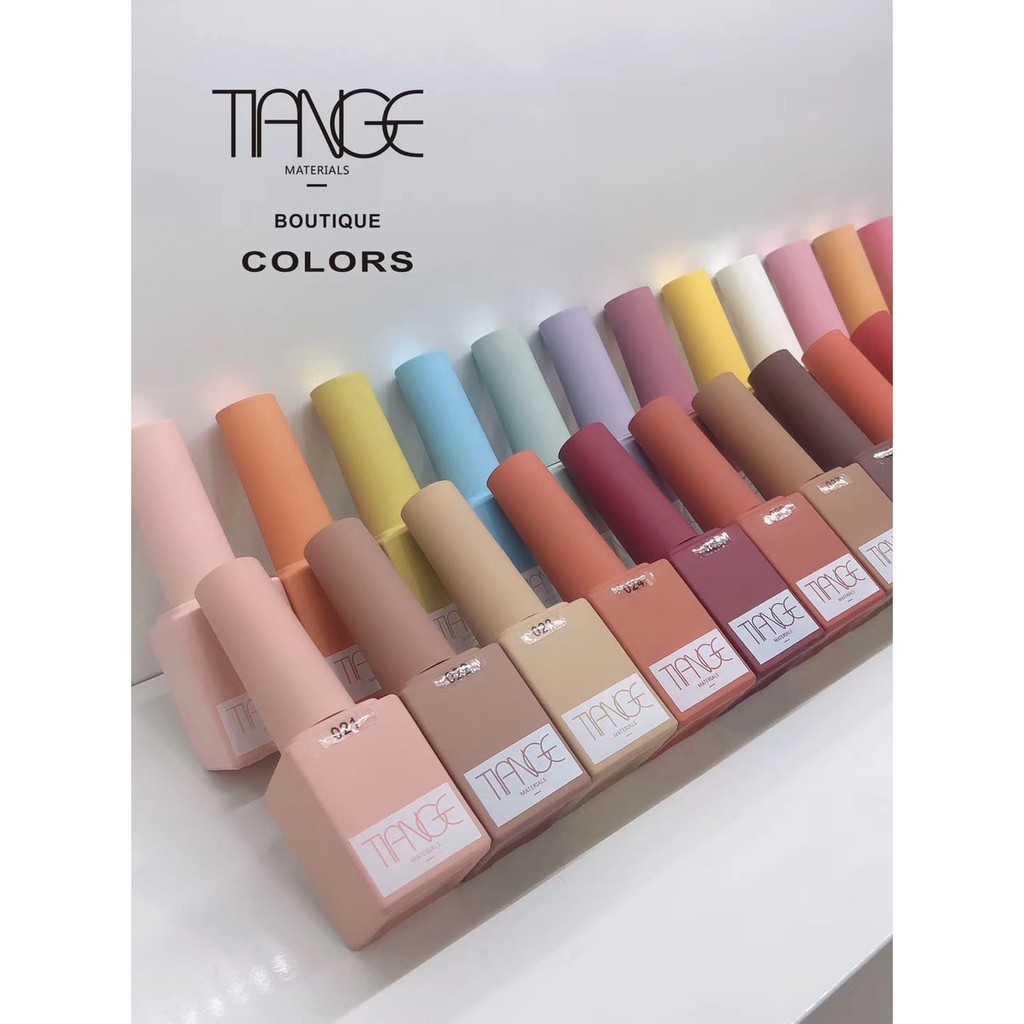 Sơn Gel TIANGE (Mã 01-20) 160 Tông Màu Hàn Quốc Đẹp Nhẹ Nhàng Sang Chảnh, Đặc biệt Màu Sơn Theo Vỏ Chai - Lẻ 1 Chai