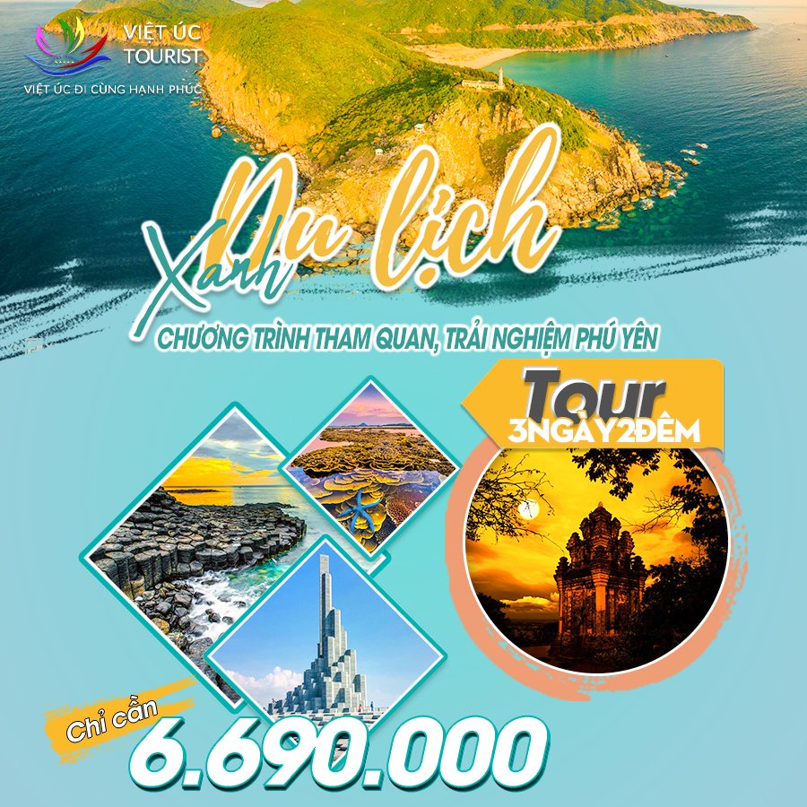 [PHÚ YÊN] E-Voucher du lịch tham quan trải nghiệm vùng đất xứ Nẫu huyền thoại | Việt Úc Tourist