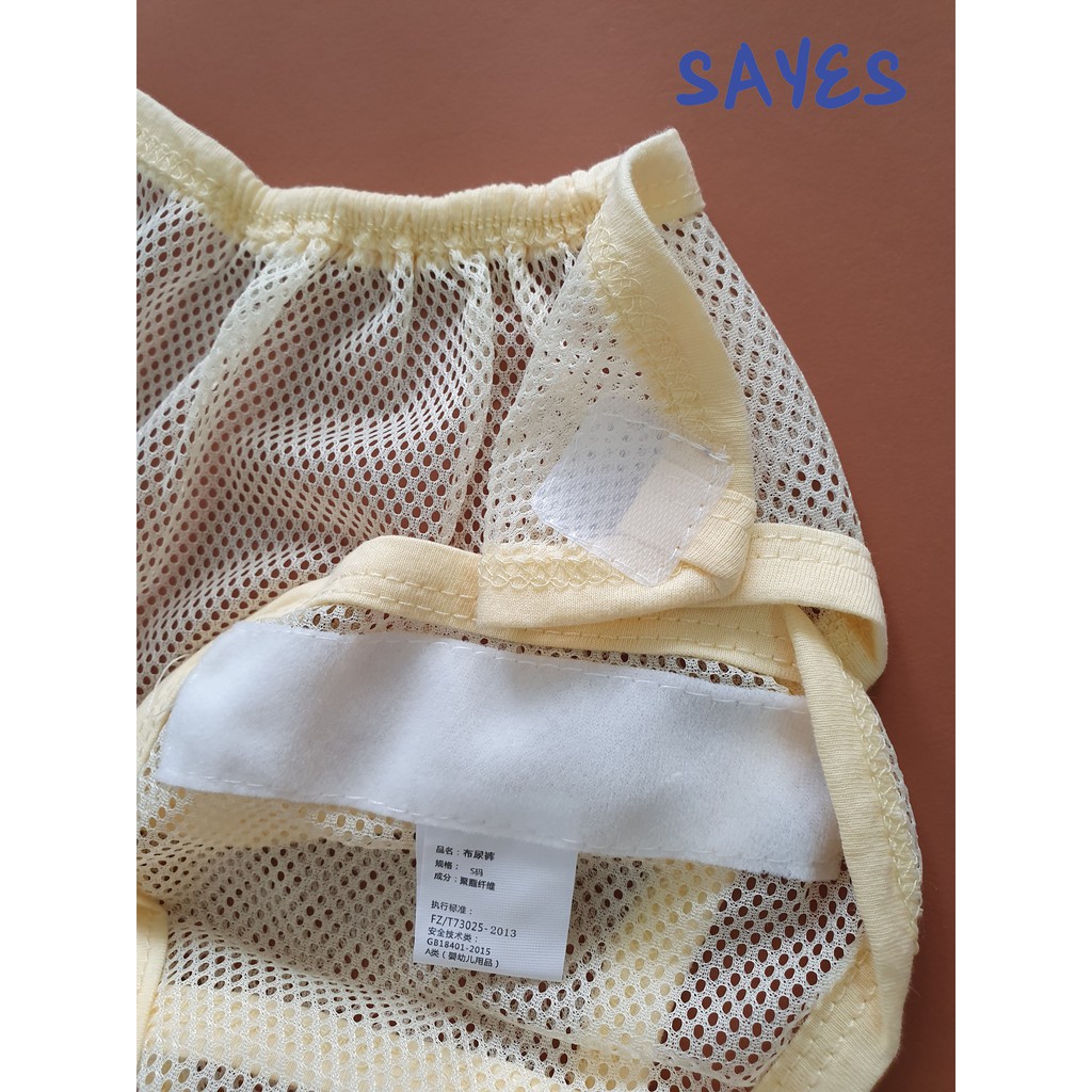 [Loại tốt] Tả dán bỉm vải lưới thoáng mát cho bé sơ sinh