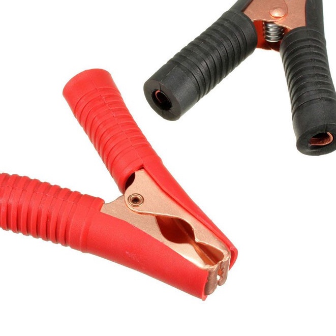 1 Cặp Đầu Kẹp Acquy 100A 10CM Màu Đỏ-Đen