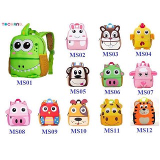 Balo cho bé ❤️ 12 mẫu❤️ balo xốp hình thú siêu nhẹ chống thấm thương hiệu tochang cho bé mầm non,mẫu giáo. 21