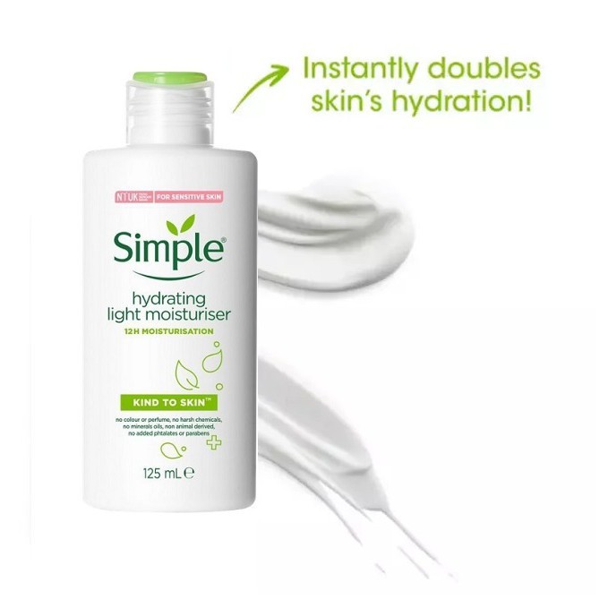 Sữa Dưỡng Ẩm Cho Mọi Loại Da Simple Kind To Skin Hydrating Light Moisturiser 125ml