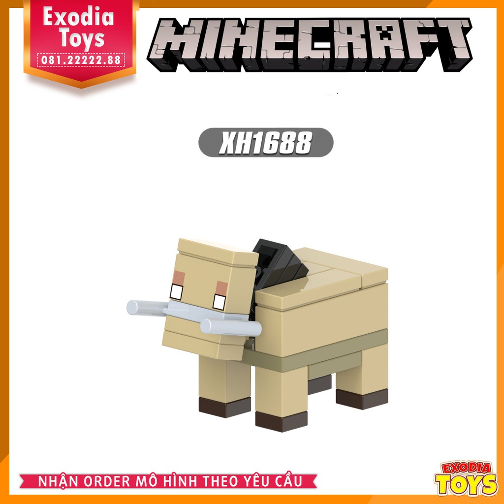 Xếp hình Minifigure nhân vật trò chơi Minecraft - Đồ Chơi Lắp Ghép Sáng Tạo - XINH X0311