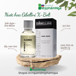 Nước hoa Gibellini X-Bolt cho Nam – Hàng nội địa Đức Nước hoa