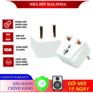 Phích cắm Vinakip chuyển 3 chân ra 2 chân, ổ cắm chuyển đổi, jack chuyển đổi