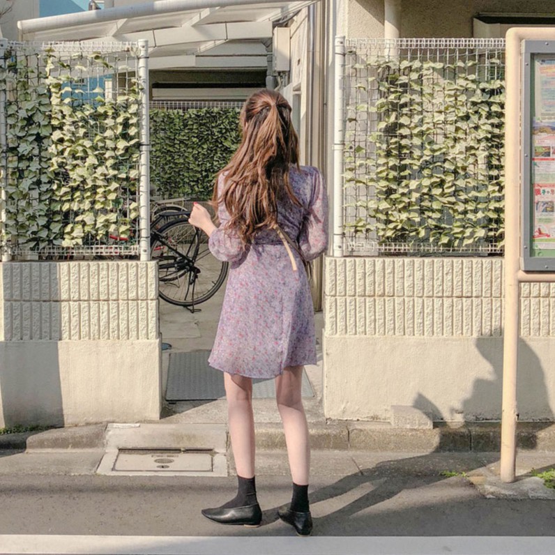 Đầm hoa nhí dáng xòe mini Emilyshop