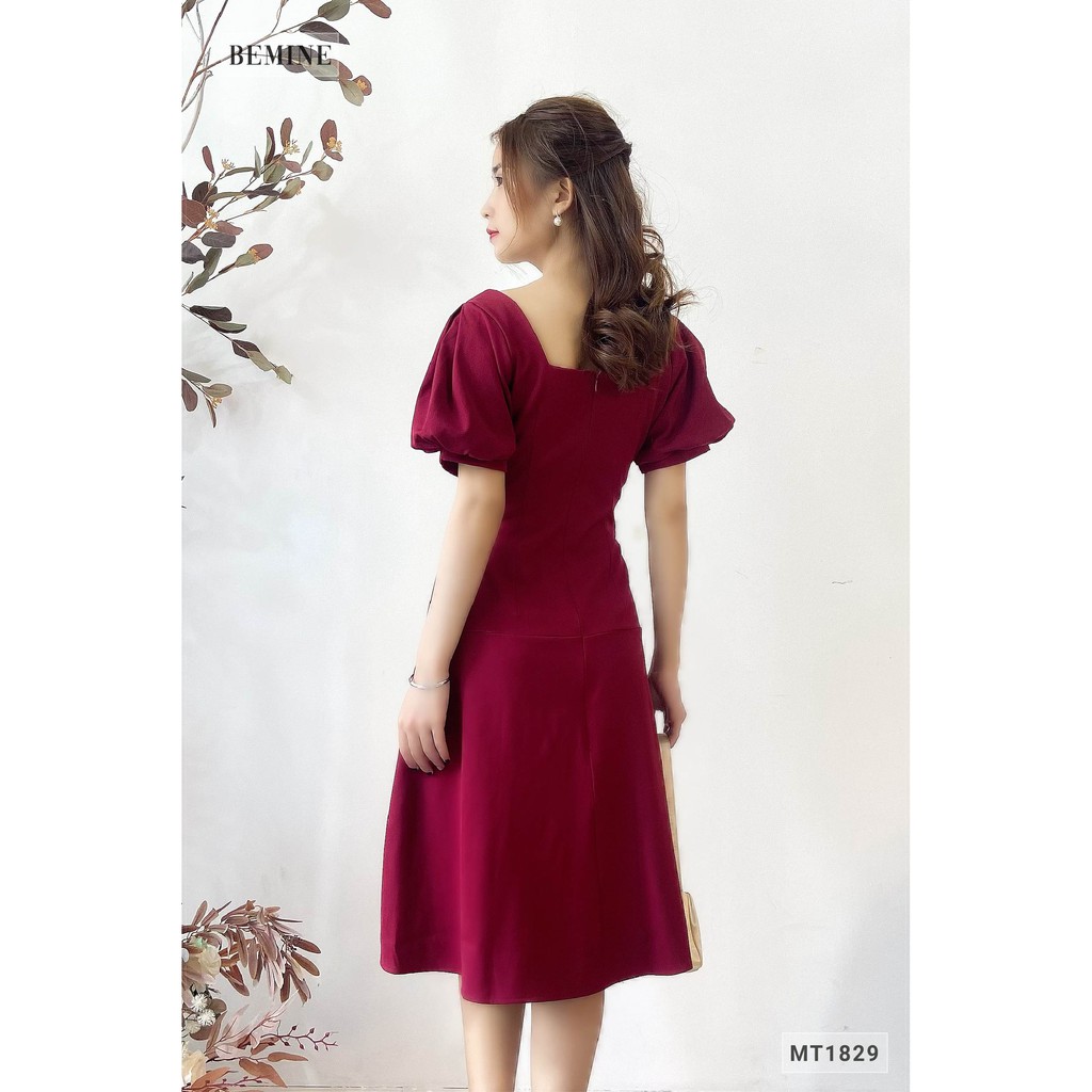 Đầm cúp ngực tay phồng BEMINE MT1829DO | BigBuy360 - bigbuy360.vn