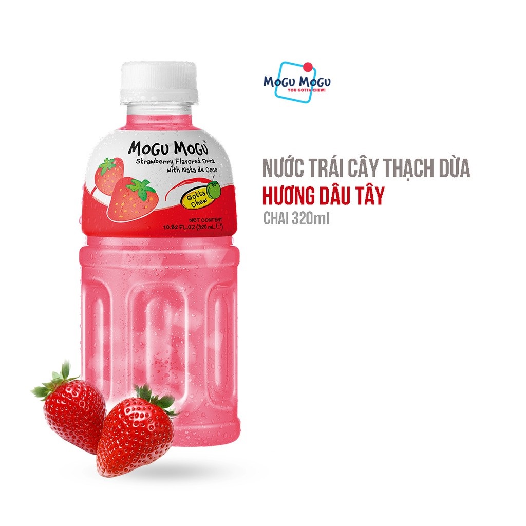 Nước uống Mogu thạch dừa nhiều vị Thái Lan 320ml