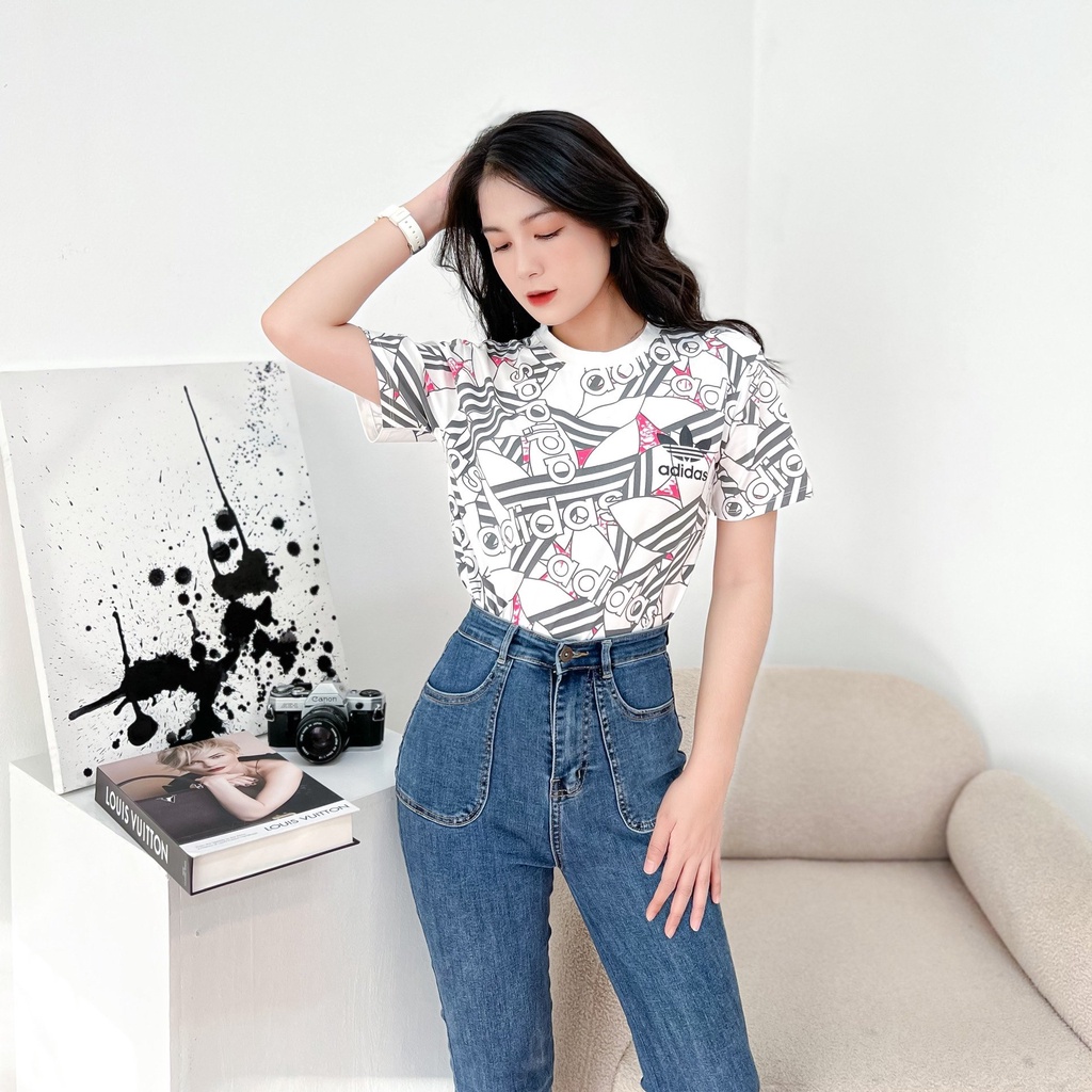 Áo Thun Form Rộng A.Di.Das Chất Thun Cotton Mềm Mịn.