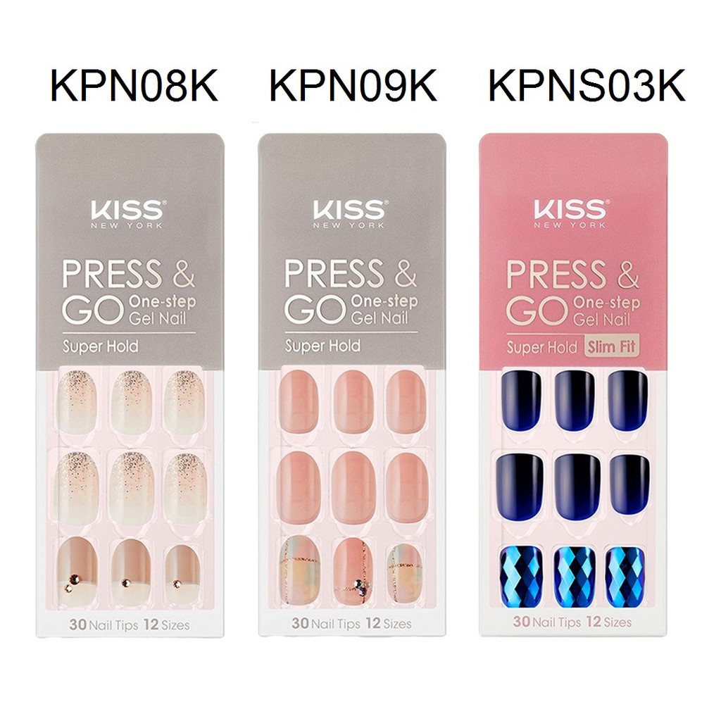 [BST Season] Móng Tay Gel Tự Dán Press & Go Kiss New York Nail Box