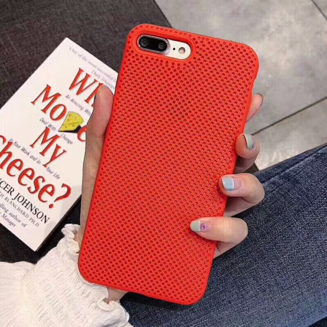 Ốp lưng iphone silicon lưới tản nhiệt