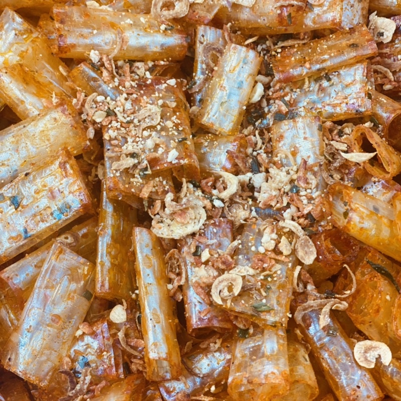 Bánh Tráng Cuộn Tôm Hành ÔNG BỐN - Bánh Không Cay, Vị Đậm Đà