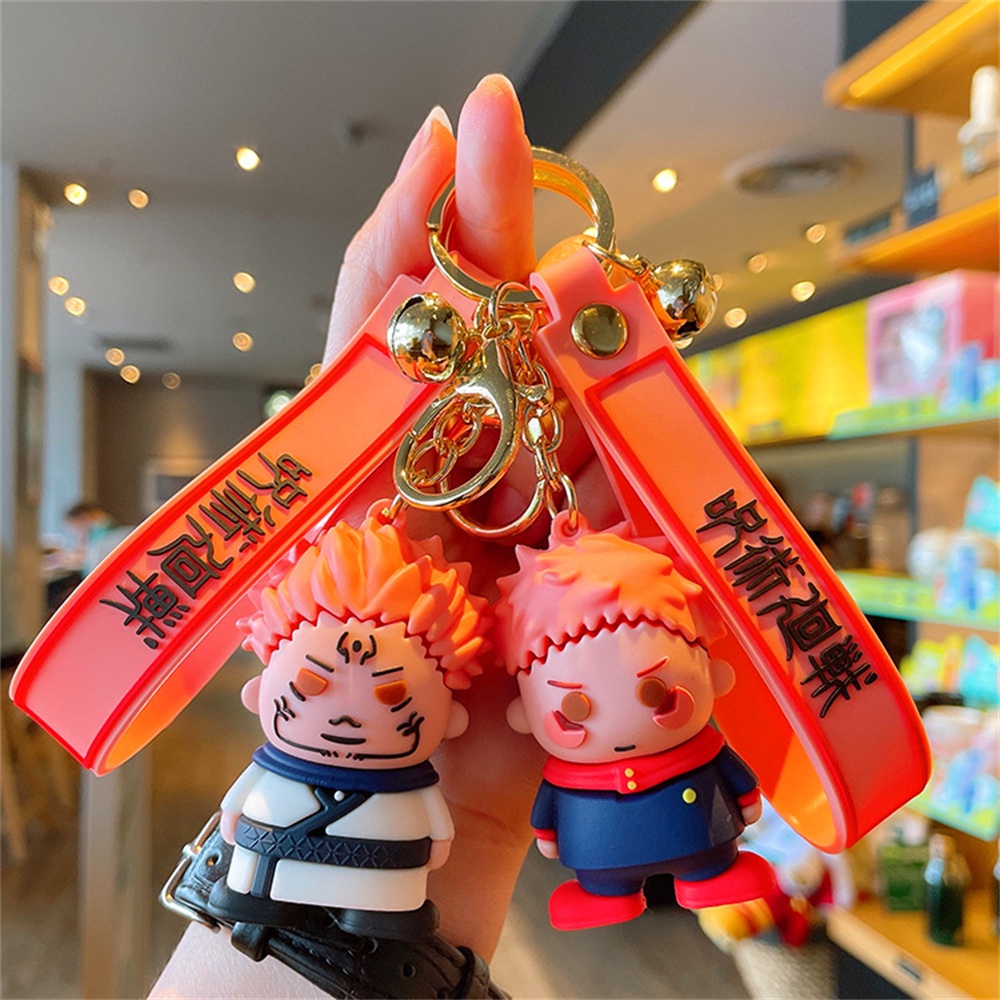 Móc khóa hình nhân vật anime Jujutsu Kaisen phong cách dễ thương độc đáo