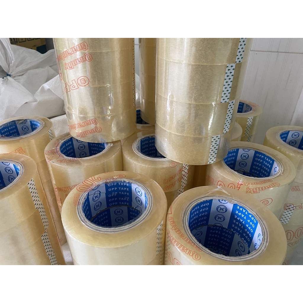 Băng keo 200 yard siêu dính dùng cho đóng hàng  siêu rẻ, băng keo độ dính cao, chất lượng