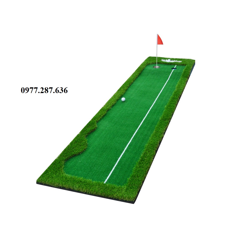 Thảm golf tập Putter PGM trong nhà di động tiện lợi di chuyển luyện Swing gạt bóng TT011