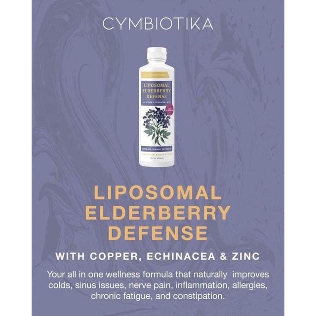 Siro tăng miễn dịch từ quả cơm cháy Cymbiotika 450ml