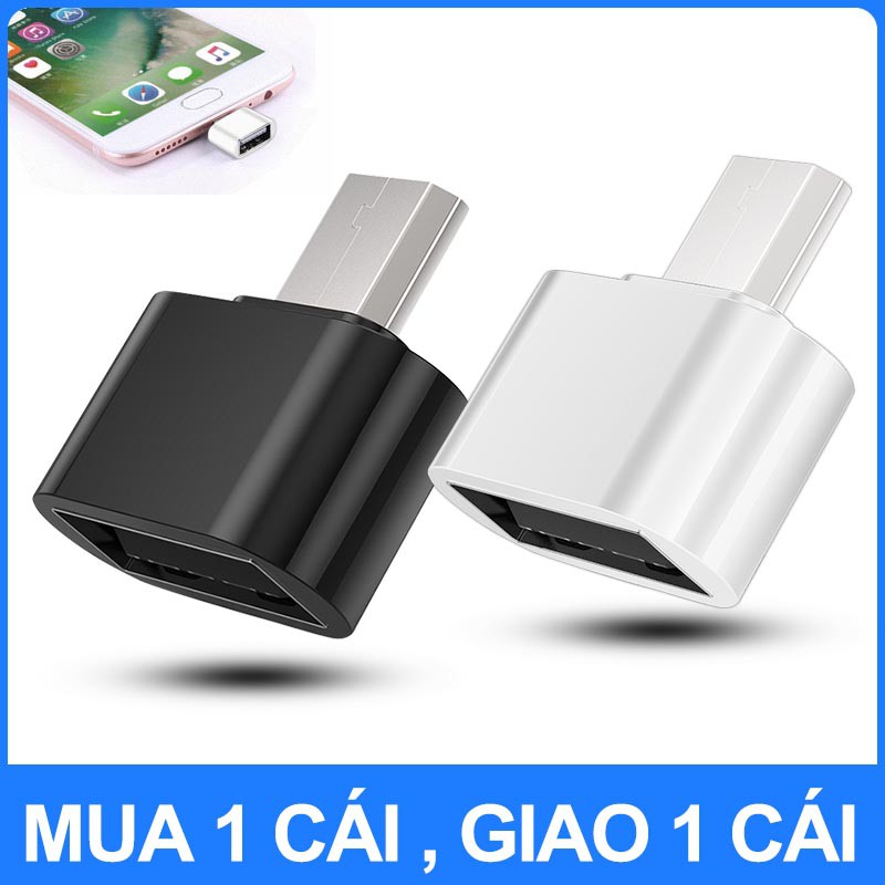【Mua 1 tặng 1】Bộ điều hợp chuyển đổi USB 2.0 Android OTG Micro đầu cắm sang lỗ cắm USB-A loại-A