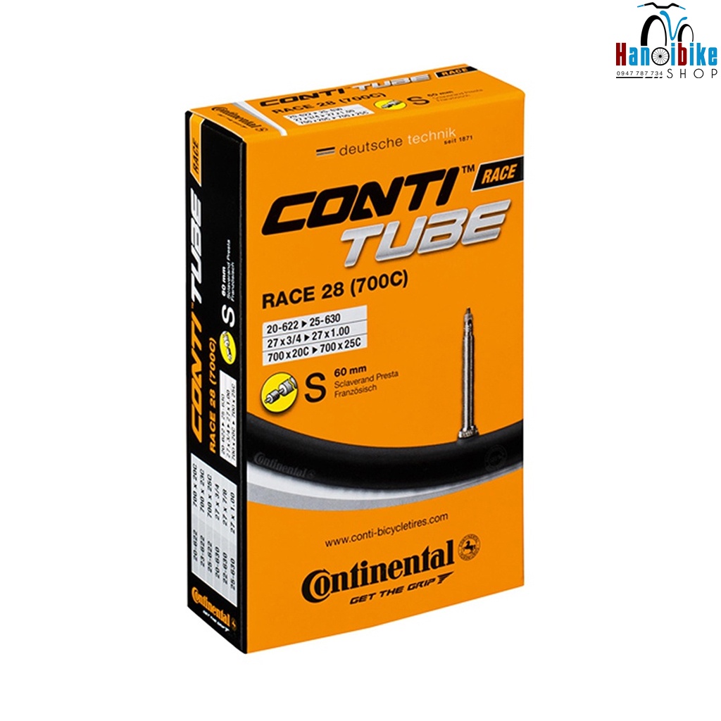 Săm xe đạp 700C CONTINENTAL 28″ S60 RE 60mm Van Nhỏ
