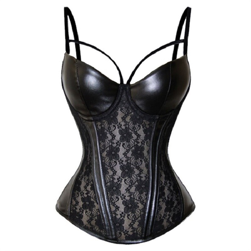 Áo corset da phối ren thiết kế tôn dáng gợi cảm cho nữ