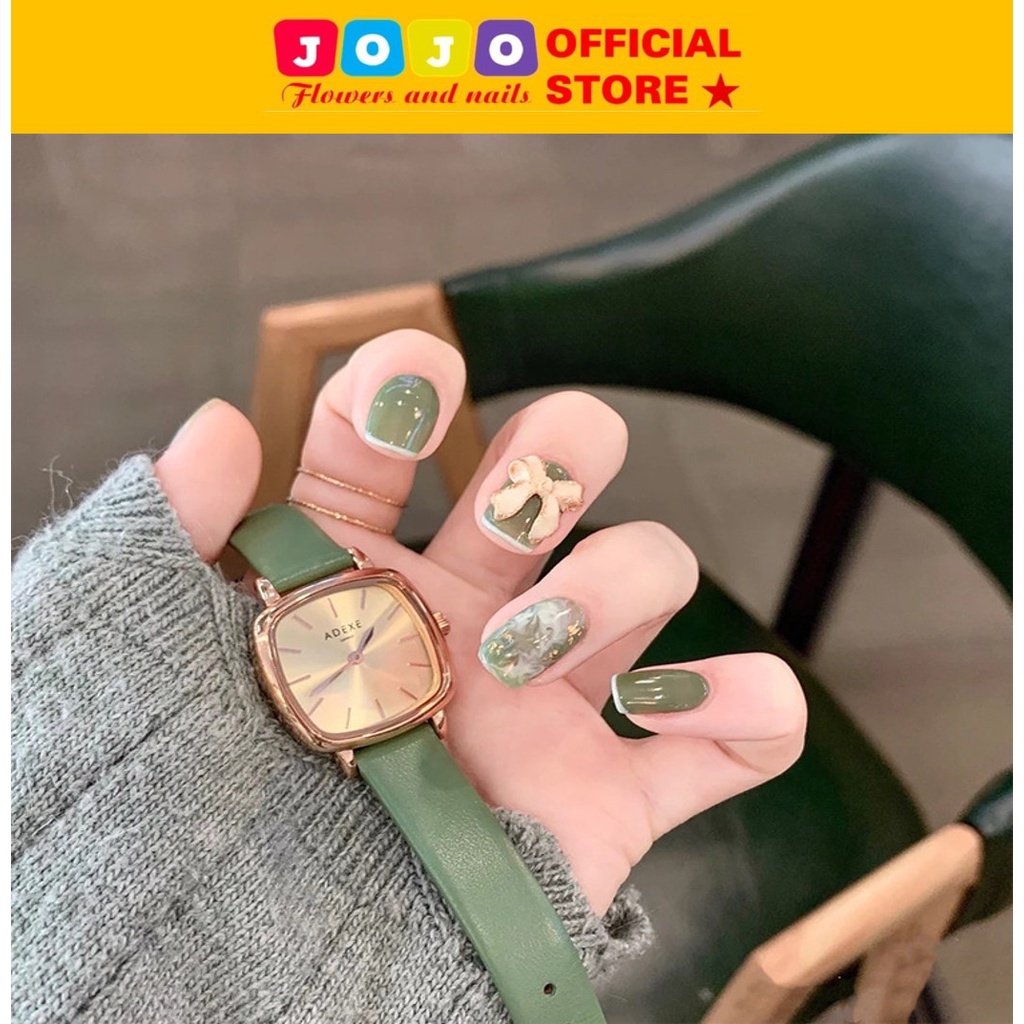 ❤️Bộ 24 móng tay giả họa tiết thiế kế thời trang CH Jojo móng giả nailbox móng úp rẻ đẹp cá tính ❤️