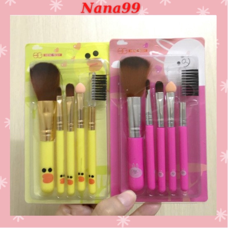 Set Cọ Mini Make Up Gấu/Thỏ/Vịt