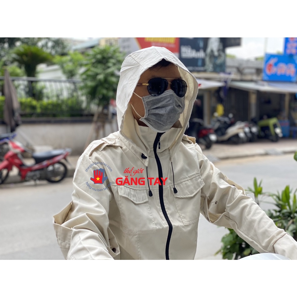 Áo chống nắng siêu mát chất liệu kaki mẫu mới 2022