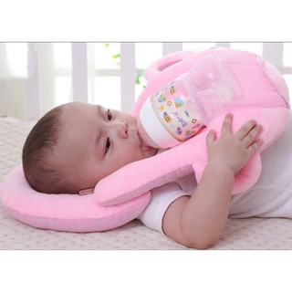 Gối em bé đa năng cố định bình sữa - Cao Cấp