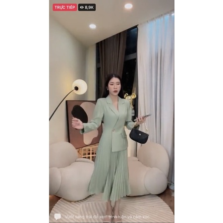 🌺 Đầm vest kiểu chân váy dài Loan Lâm🌺