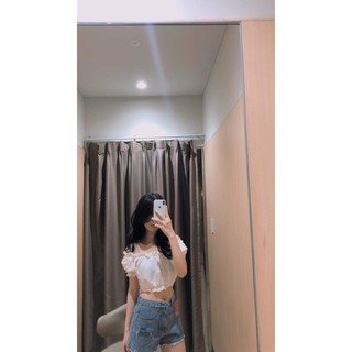 ÁO ĐEN TRẮNG BUỘC BỤNG 2 KIỂU
