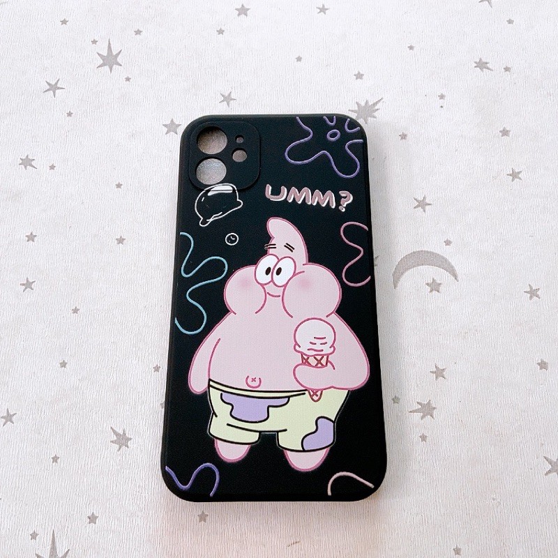 Ốp cạnh vuông chống bẩn dẻo in viền Iphone 11