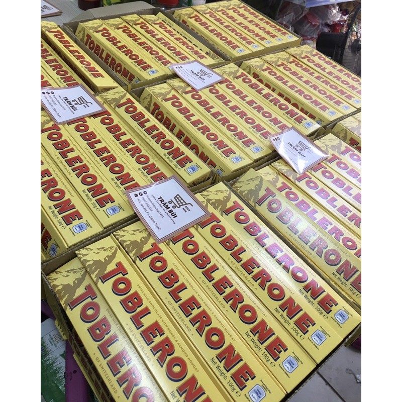 [BÁN SỈ] 40K/ THANH => COMBO 20 THANH TOBLERONE MILK ALMOND THUỴ SĨ- DATE 06/2022