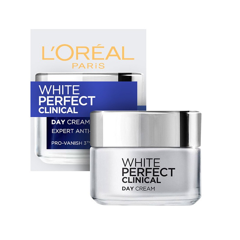 Kem Dưỡng Da Trắng Mịn Và Giảm Thâm Nám LOreal Paris Aura Perfect Clinical Ngày SPF L'oreal White 19/PA+++