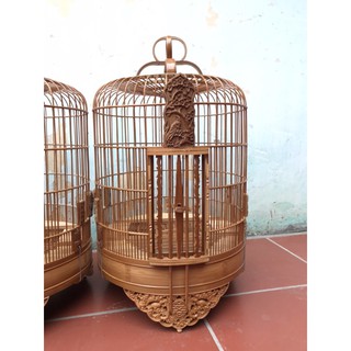 Lồng hoạ mi tích chim hoa chữ thọ
