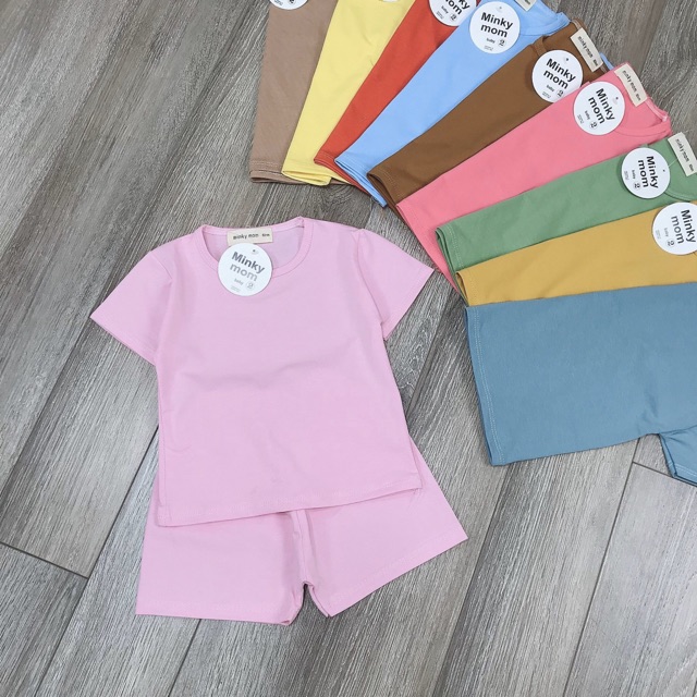 Bộ cotton Mink ymom siêu đáng yêu cho bé traibes gái - MINK