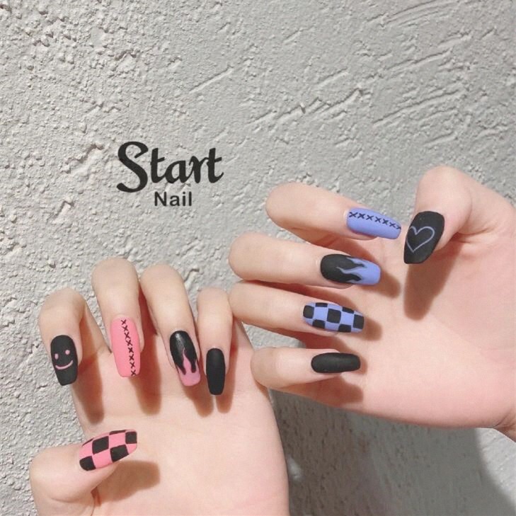 Set 24 Móng Tay Giả Chống Thấm Nước