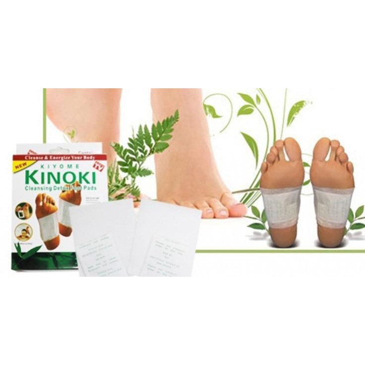 COMBO 50 Miếng dán chân giải độc massage chân Kinoki NHẬT BẢN
