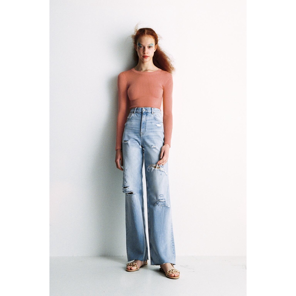 ZARA - giày nữ màu be bệt 12608710098