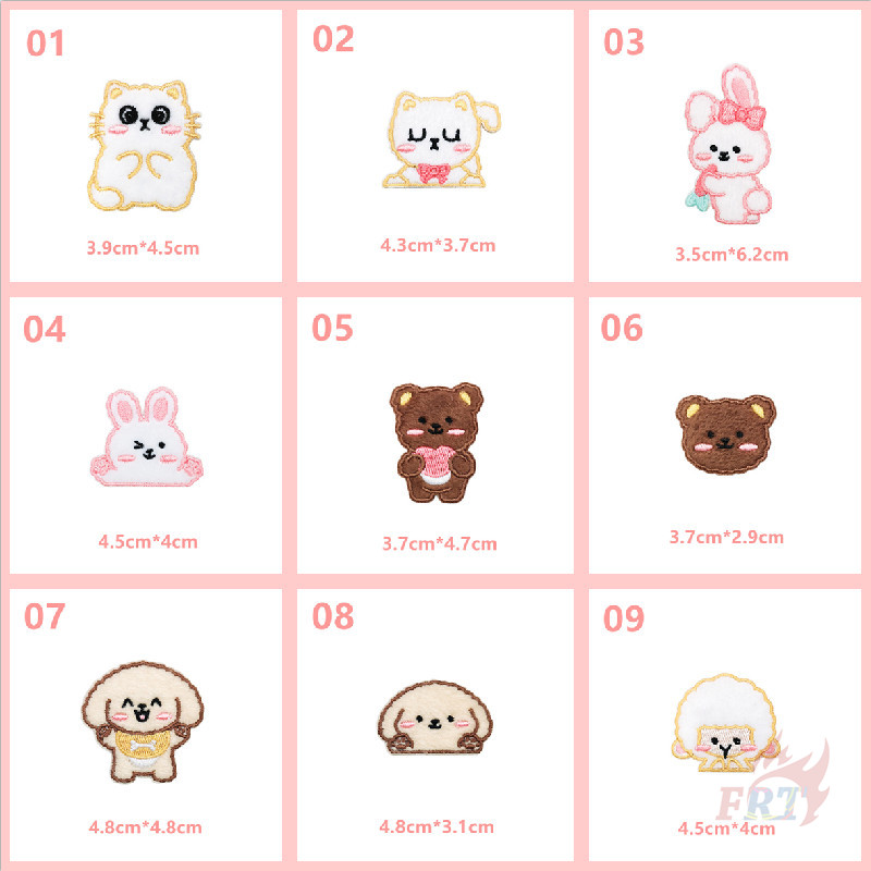 Miếng Vá Hoặc Ủi Quần Áo Thêu Hình Động Vật Đáng Yêu