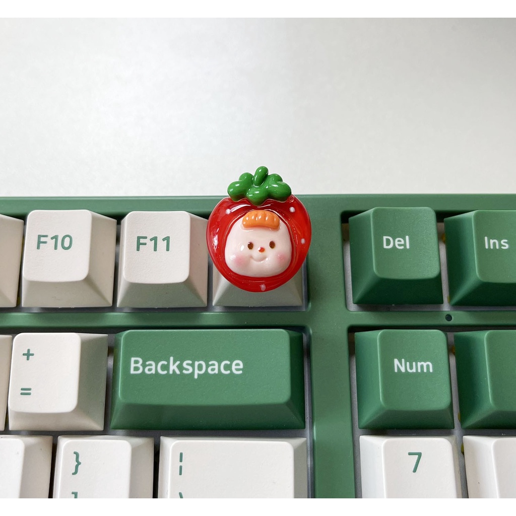 Keycap Lẻ Hoa Quả Baby Dễ Thương Đồ Ăn Keycaps Phím Lẻ