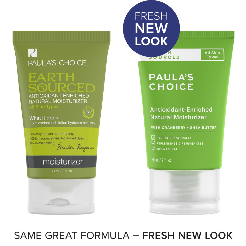 Kem dưỡng đêm phù hợp cho cả phụ nữ mang thai Paula's Choice Earth Sourced Antioxidant-Enriched Natural Moisturizer 60ml
