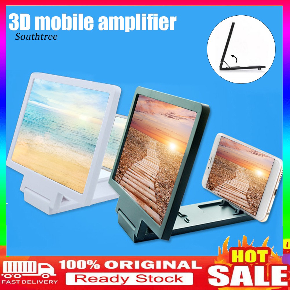 Giá Đỡ Phóng Đại Màn Hình Điện Thoại 3d Có Thể Gấp Gọn Tiện Dụng