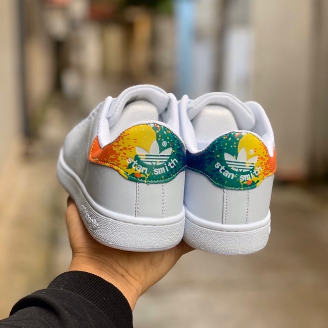 Giầy Stan smith vẩy sơn hàng đẹp